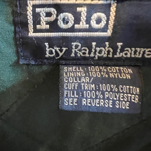 VINTAGE POLO RALPH LAUREN QUILTED COTTON VEST / LINER MENS XL - Picture 3 of 3